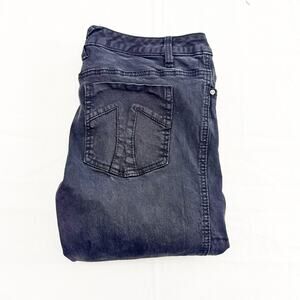 Tripp Black Ripped Skinny Punk Rock Denim Distressed Jeans Size 11